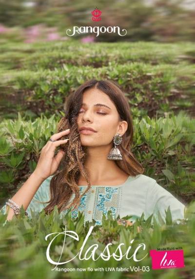 Classic Vol 3 By Rangoon Exclusive Casual Wear Cotton Kurti Collection